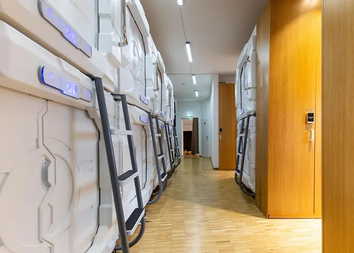 Spacehotel Kapslový hotel Karlsruhe